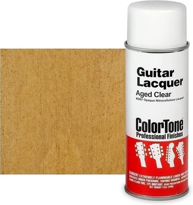 ColorTone 50s Classic Colors Aerosol Guitar Lacquer, Aged Clear - Image 1 of 4