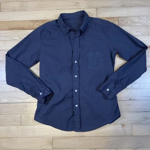 Frank & Eileen Shirt Extra Small Women’s Blue Barry Style Cotton Made in USA - Picture 1 of 8
