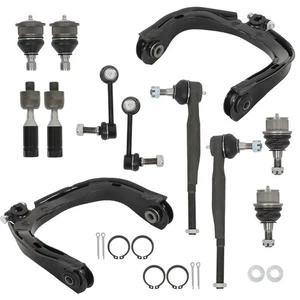 Front Control Arm Tie Rod Ball Joint 12 Pieces For GMC Envoy 2004 2005 2006 2007 - Picture 1 of 11