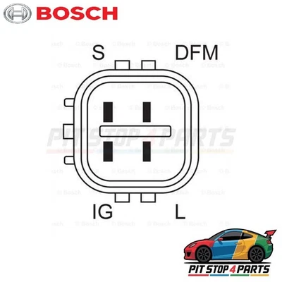 Bosch 0986046110 Alternator 173 mm Fits Lancia Lybra 1999-2005 270600D140 - Image 1 of 4