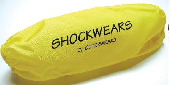 Outerwears 30-1011-04 Shockwears Shock Cover - Rear/Yellow - Image 1 of 1