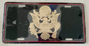 US Air Force Officer Embossed Metal License Plate New - Bild 1 von 3