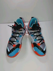 Jordan 'Why Not?' Mens Size 2  ZER0.5 Pre Owned Mid Top Indoor Outdoor Sneakers - Picture 1 of 10