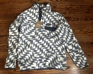 New! Patagonia Synchilla Fleece Jacket Womens Synched Flight Natural Size S NWT - Picture 1 of 9