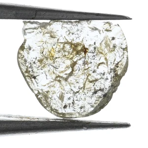 Slice For Ring 6.90X6.19X1.05MM 0.44 Ct Natural Loose Rough Diamond Lot With - Picture 1 of 2