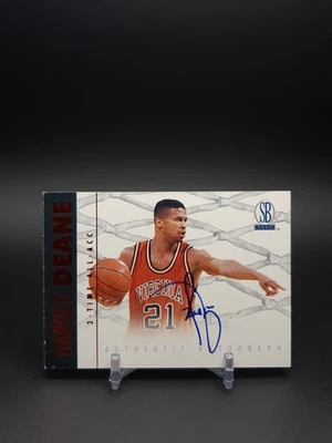 1997 Score Board Authentic Auto Red Foil Harold Deane Auto - Image 1 of 2