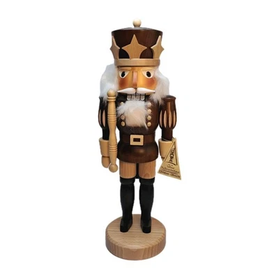 Cascanueces príncipe natural (40 cm)- Christian Ulbricht Erzgebirge -rareza-NUEVO & EMBALAJE ORIGINAL Foto 1 de 2