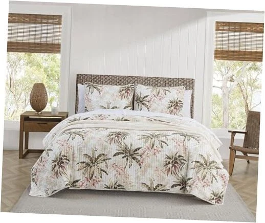  - Juego de edredón, ropa de cama reversible de algodón con Queen verde/naranja/beige a juego Foto 1 de 4