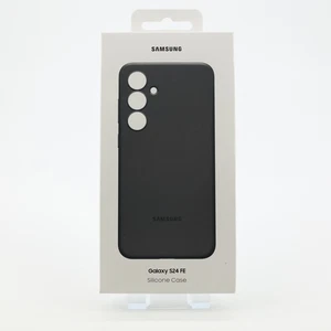 Genuine Samsung Galaxy S24 FE Silicone Case, Black, Sealed, S24FE EF-PS721CBEGWW - Picture 1 of 7