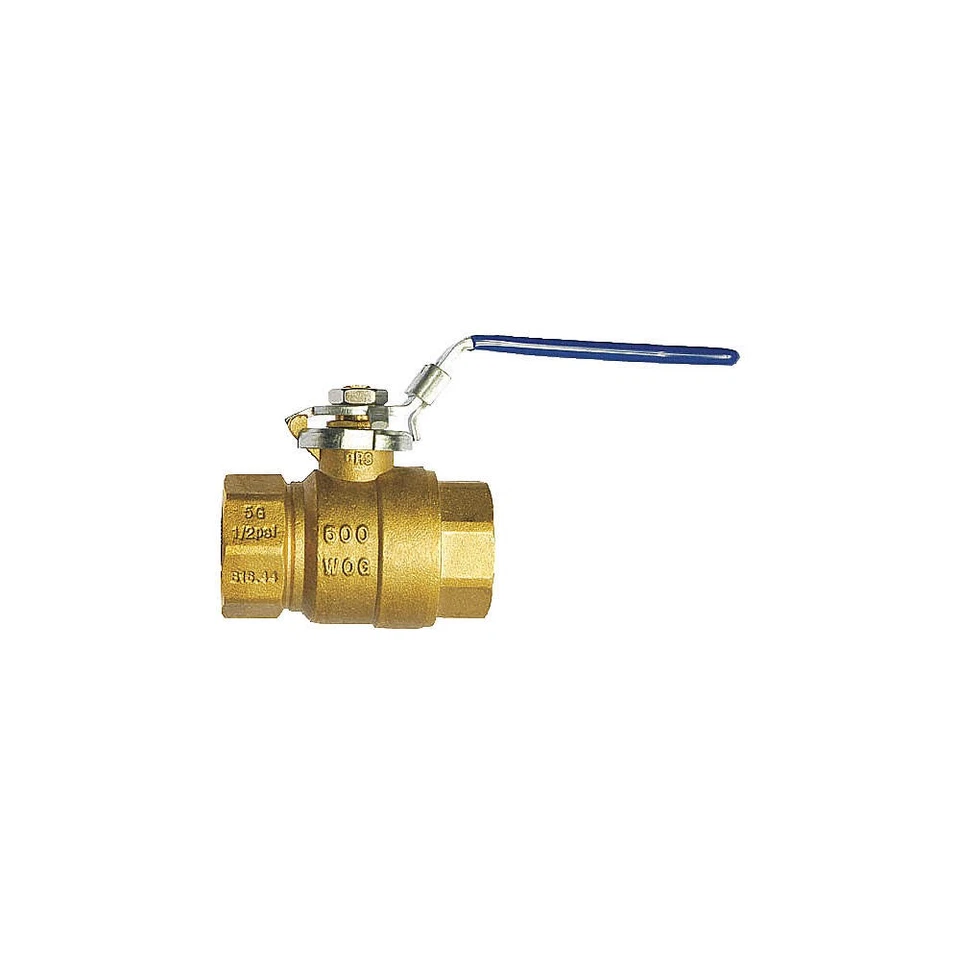 MILWAUKEE VALVE 2-1/2" BA-475BLL Manual 2-Way Ball Valve,NPT,Brass 3RCF5 - Image 1 of 1