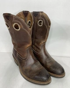 Ariat Men's Heritage Roughstock Western Boots Brown Size 11D - Picture 1 of 12