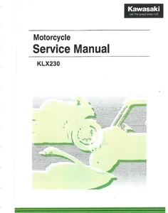 2020 Kawasaki KLX230 Service Manual - Picture 1 of 7