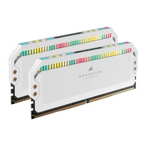 32GB (2x16GB) Corsair DDR5 DOMINATOR Platinum RGB White, PC5-49600 (6200), Non-E - Picture 1 of 4