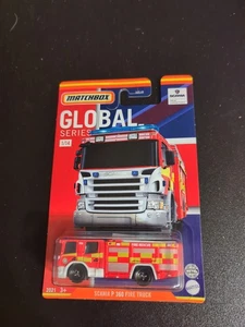 2021 Matchbox Global #1/14 Scania P 360 Fire Truck - Picture 1 of 2