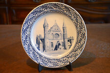 Petrus Regout Maastricht Co Plate Collector Dish Flow Blue Transferware Holland