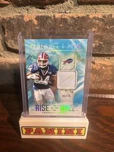 2024 Panini Origins - Rise to the Hall Turquoise #RTH-TTH Thurman Thomas /75... - Picture 1 of 2