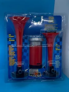 New Race Rally Kit Car 12v Twin Air Horn Kit - Complete with Relay & Hardware - Picture 1 of 2