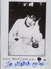 IAN MCCULLOCH ECHO AND THE BUNNYMAN, AUTOGRAPHED A4 PHOTOGRAPH.