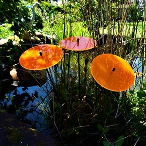 "Grande set di 3 ""Dischi solari"" ornamentali decorazione giardino" - Foto 1 di 30