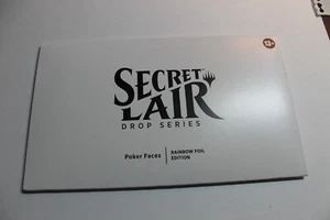 MTG Poker Faces - RAINBOW FOIL Edition - Secret Lair - Sealed - Picture 1 of 1
