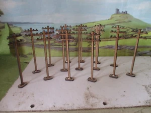 16x 15 mm Telegraphenmasten für Wargames Bolt Action 2 mm MDF Laser Cut Landschaft - Bild 1 von 1