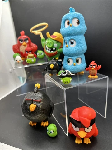 Hasbro Angry Birds cars Figures Vinyl Mini Keychain mix lot of 10 Cover