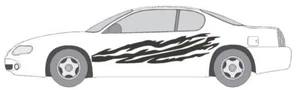 #A891 VINYL GRAPHIC SIDE DECAL AUTO SUV  VEHICLE CROSS OVER MODERN TRUCK VAN - Picture 1 of 3