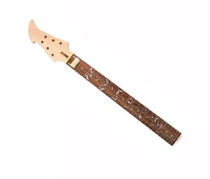 Guitar Neck 22 Fret 25.5inch Rosewood Fretboard Mahogany Vine inlay bolt on heel - Picture 1 of 7