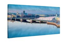 Leinwandbild Kunst-Druck Fluss Newa in Russland 120x50 cm