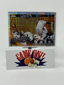 2010 Topps Chrome Baseball Prince Fielder Xfractor Card #1 - Picture 1 of 2