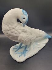 Nora Fenton Large White Blue Pheasant Bird Statue Italy Numbered 105/91A