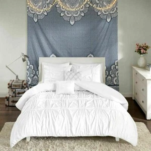 Intelligent Design Twin TXL Duvet Set In White Finish NIP - Picture 1 of 8