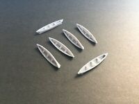 CANOES......CANOES.....2 Pack N Scale Detailed Boats FINISHED 1//160