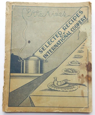 1946 CYPRUS COOK BOOK BY ETTA KIDES GREEK TURKISH SYRIAN RECIPES 1ST EDITION - Image 1 of 4
