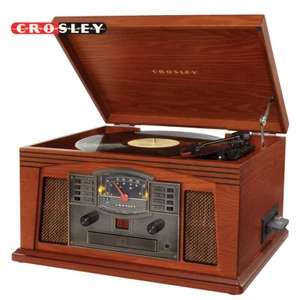 Crosley CR42D-PA Lancaster Entertainment Center Bluetooth Record Player Paprika - Picture 1 of 6