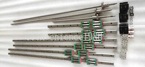 Szyna liniowa HGR20-350/800/1100mm i śruba kulowa RM1605-350/RM1610-800/RM2010-950mm - Zdjęcie 1 z 7