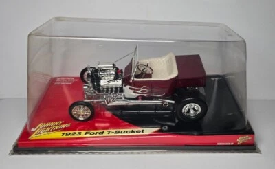 Johnny Lightning 1923 Ford T-Bucket 1:18 Scale Diecast Red with Flames  - Image 1 of 4