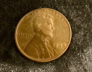 Rare 1948 Wheat Penny no mint mark - Picture 1 of 2