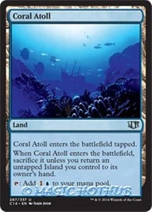 MTG - CORAL ATOLL - Commander 2014 (U) - Picture 1 of 1