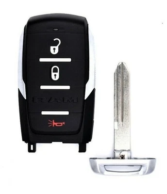 OEM 2019-2024 RAM 1500 Pick up truck smart keyless remote key fob OHT-4882056 - Image 1 of 3
