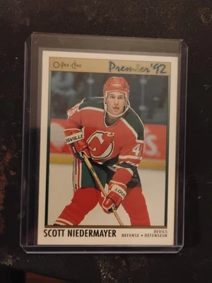 1991-92 O-Pee-Chee Premier - Scott Niedermayer #35 (RC) - Image 1 of 2