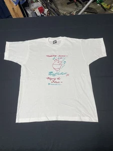 Vintage Vanderbilt Nurses T-Shirt Screen Stars XL weiß Einzelnaht 1992 Bär - Bild 1 von 9