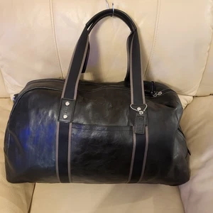 COACH Metropolitan Duffle Black Glovetanned Leather Bag Carry On 68200 NEW Tags - Picture 1 of 8