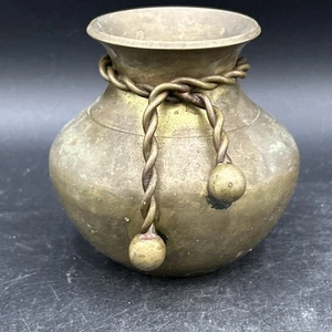 3” Vintage Brass Vase - Picture 1 of 4