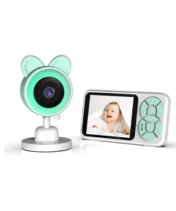 Monitor de bebé inteligente con cámara y audio, lindo diseño, luz nocturna color RGB,... - Imagen 1 de 7