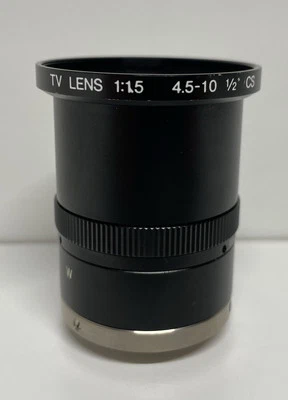 Computar TV Lens 1:1.5 4.5-10 1/2" CS Made in Japan- MINT Condition - Image 1 of 4