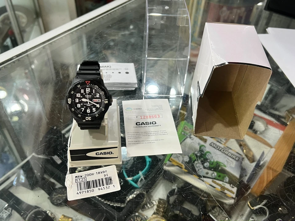 Casio MRW-200H-1BVDF Men's Black Watch