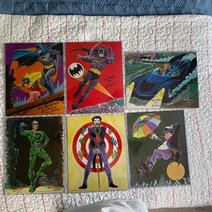 1966 DC PINUPS 11”x14” BATMAN, PENGUIN, JOKER,RIDDLER ORIGINALS 6 TOTAL - Bild 1 von 11