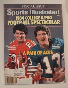 Sports Illustrated 1984 edición especial con etiqueta postal fútbol espectacular - Imagen 1 de 2