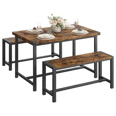 Dining Room Table Set for 4 Kitchen Table and Chairs for Kitchen Dining Room - Image 1 of 4